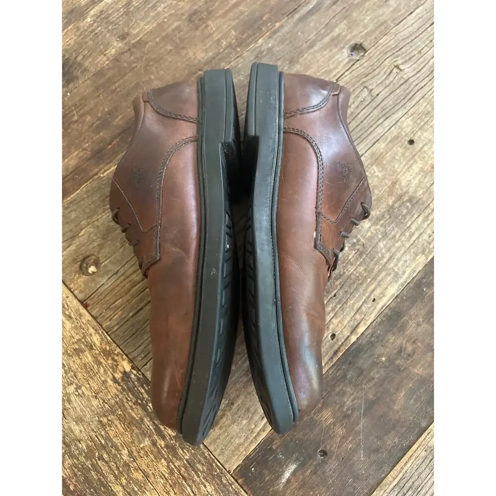 Timberland Men's Waterproof Brown Leather Oxford Shoes Size 9 M JL